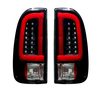 Recon 08-16 F250/F350/F450/F550 OLED TAILLIGHTS-SMOKED LENS DRIVE/PASS 264293BK